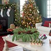 GnFlus Christmas Table Centerpiece, Mine Tree Pine Pinecones in Pot