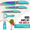 TruChef 5-Piece Kids Cooking Chef Knife Set | Real Stainless