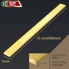1/4" x 1" Brass Flat Bar Blank 12" Long Solid