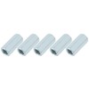 5pcs M12*40 Long Rod Coupling Nut, Carbon Steel Hex Sleeve