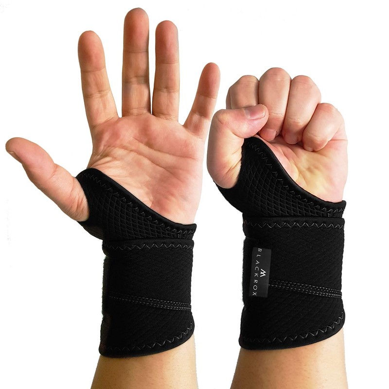 BLACKROX Wrist Bandage Fitness, Wrist Bandage, Wrist Wraps, Thumb Bandage,