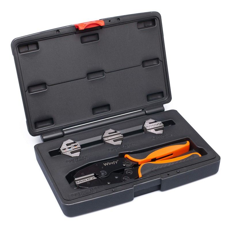 Wirefy Crimping Tool Set 5 PCS - Ratcheting Wire Crimper
