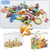 4 Pcs Toy Storage, Toy Storage Bags, Zip Bags For