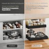 Telescopic Drawer for Gluing, Pack of 2 Extendable Kitchen Drawers,