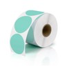 JADENS 2 Inch Round Direct Thermal Sticker Label, Self-Adhesive &