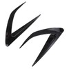 Mazda Front Fog Cover Left and Right Set ABS Black