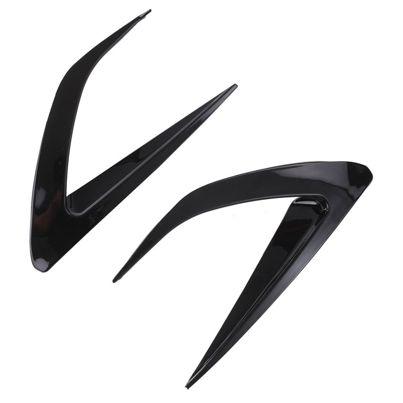 Mazda Front Fog Cover Left and Right Set ABS Black