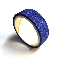 Mr. Gadget solutions® New Glitter Washi Tape in Pure Navy blue Color Masking Tape Collection