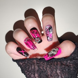 [Handmade Nail Tips] thisisFack - Square / [수제네일팁] thisisFack - 스퀘어