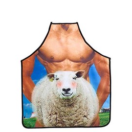 Glamour Girlz Mens Womens Chef Kitchen Cooking Baking BBQ Rude Joke Naughty Funny Novelty Stag Do Party Pinny Pinafore Apron Birthday Christmas Sheep