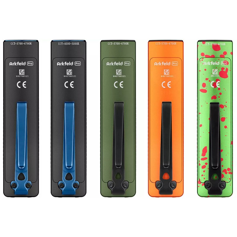 Olight Arkfeld Pro Flat Flashlight with LED Light, UV &