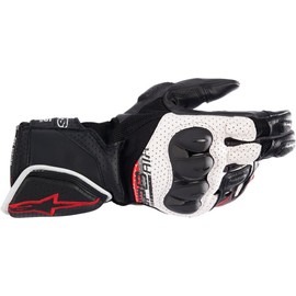 Alpinestars SP-8 V3 Air Men's Street Motorcycle Gloves - Black/White/Bright Red / 2X-Large