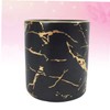 Ciieeo Nordic Style Ceramic Storage Cup Marble Pattern Pen Organizer
