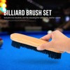 Billiard Table Brush 2pcs Snooker Brush Pool Table Rail Brush