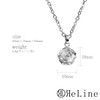 ReLine Genuine Cremation Accessory, Diamond Rose Pendant, Includes Bone Set,