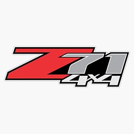 Z71 4X4 Bumper Sticker Window Vinyl Decal 5"