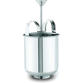 SilverN Stainless Steel Mendu Vada Maker Machine, Manual Donut Maker with Handle for Perfectly Shaped Crispy Medu Vada (Pack of 1)