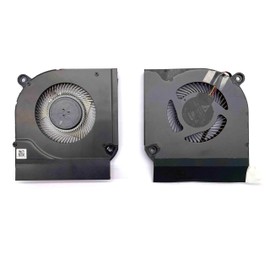 New CPU+GPU AeroBlade 3D Fan Replacement for ACER Predator Helios 300 (PH315-52), P/N: 223.QC2N2.001, 23.QB9N2.001