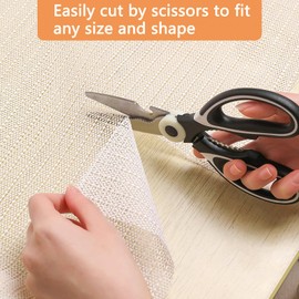 Non Slip Mat - Rug Gripper Anti Slip Matting - Anti Slip Rug Underlay - Multipurpose PVC Pads Carpet Gripper Underlay - Rug Grippers for Laminate Floor, Home, Office, Cars, Wooden Hard Floors 60X150CM