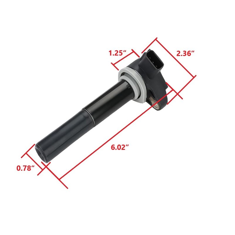 4 Pack Ignition Pencil Coil for Mercury 75 80 90