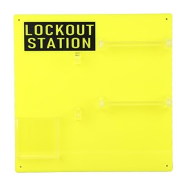 Lockout Tagout Station,by Acrylic Transparent Padlock Station, Anti Loto Station, Multifunctional Lock Out Tag Out Kit Board for Lockout Safety Supply