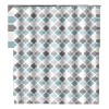 SANBREVE Cortina De Baño Lavable Tela Poliéster Impermeable 180*180cm