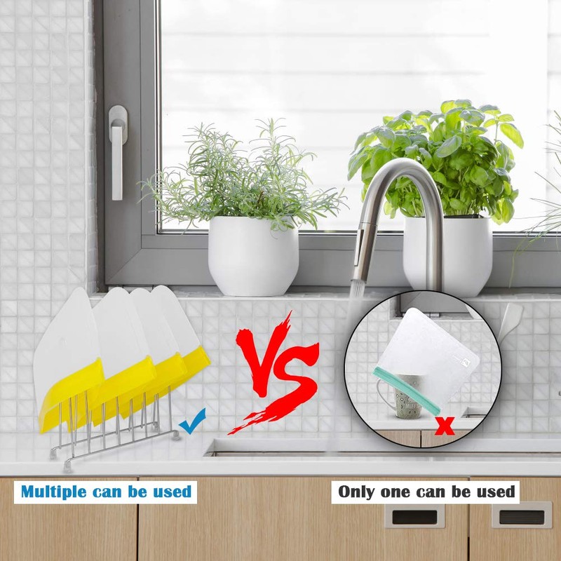 Reusable Storage Bags Rack, Drying Rack for Storage Bags, Stainless