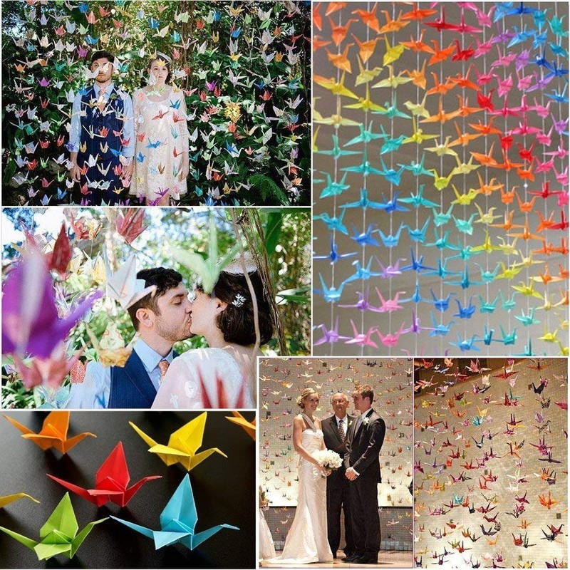 Colourful Origami Double Face Origami 10 Different Bright Colours 100