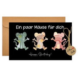 JOYEASE Geldgeschenke Geburtstag, Geburtstagskarte Geldgeschenke Verpackung mit Umschlägen, Geldkarte Geburtstag, Lustige Geburtstagsgeschenk