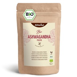 vom-Achterhof Ashwagandha Pulver BIO 1000g | fein gemahlene Ashwagandhawurzel | in Bio-Qualit?t | 100% naturrein | ideal zur Zugabe in Smoothies, S?fte, Goldene Milch, Moon Milk & Co | vom Achterhof
