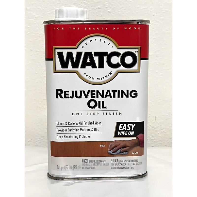 Watco-Rust-oleum Watco Rejuvenating Oil Cleans & Restores 1 Quart Wood