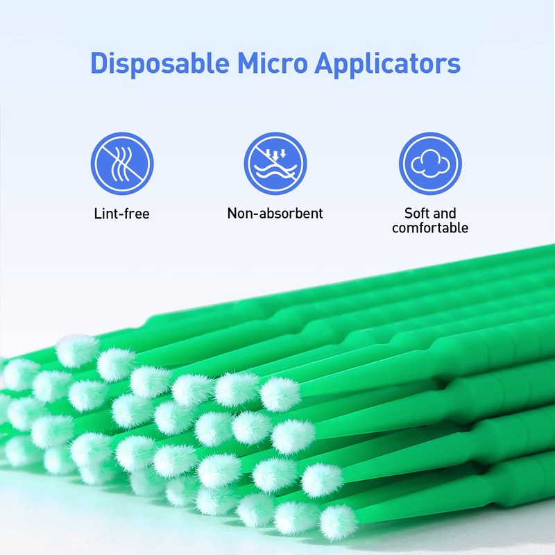 JMU 400 Micro Applicators Brushes Dental Fine, Disposable Dental Microswab,