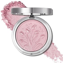 UCANBE Sparkle Bomb - Resaltador horneado, maquillaje iluminador en polvo, paleta iluminadora de alto brillo para cara y cuerpo, ligero y para constru
