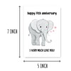APVGifts Happy 14Th Anniversary - Pun Card - Ivory Anniversary