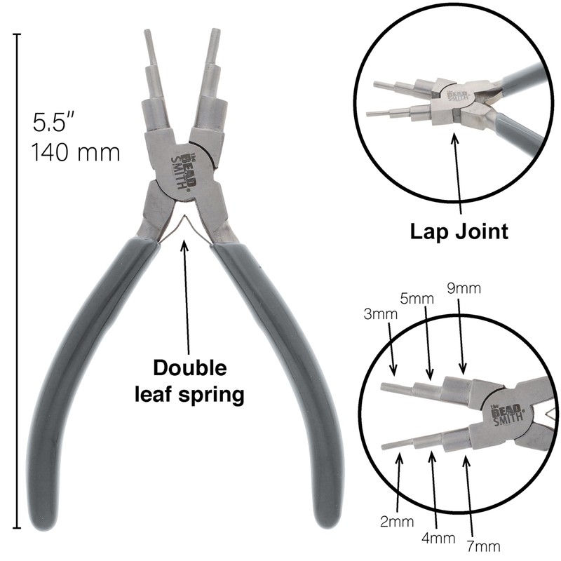 The Beadsmith Wire Looping Pliers – Create 6 Sizes (Ranging