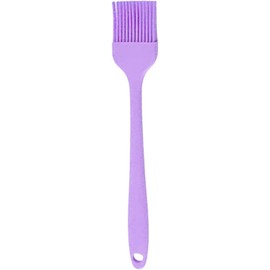 Cepillo para Untar de Silicona, Herramienta de Cocina Desmontable Resistente Al Calor para Hornear, Asar, Aceite de Cocina, Salsa de Mantequilla, Pavo (morado claro)
