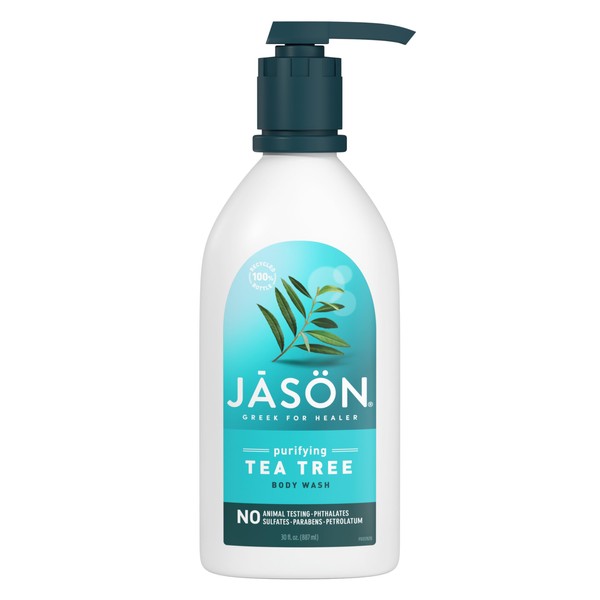 JASON JASON Tea Tree Purifying Body Wash, For a Gentle