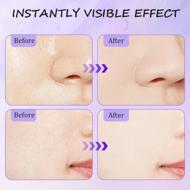 2pcs Polvo Mate Lavanda Control Brillo Y Fijación Facial