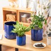 vancasso 6"+8"+10" Ceramic Pot for Plants, Large Outdoor Indoor Planter