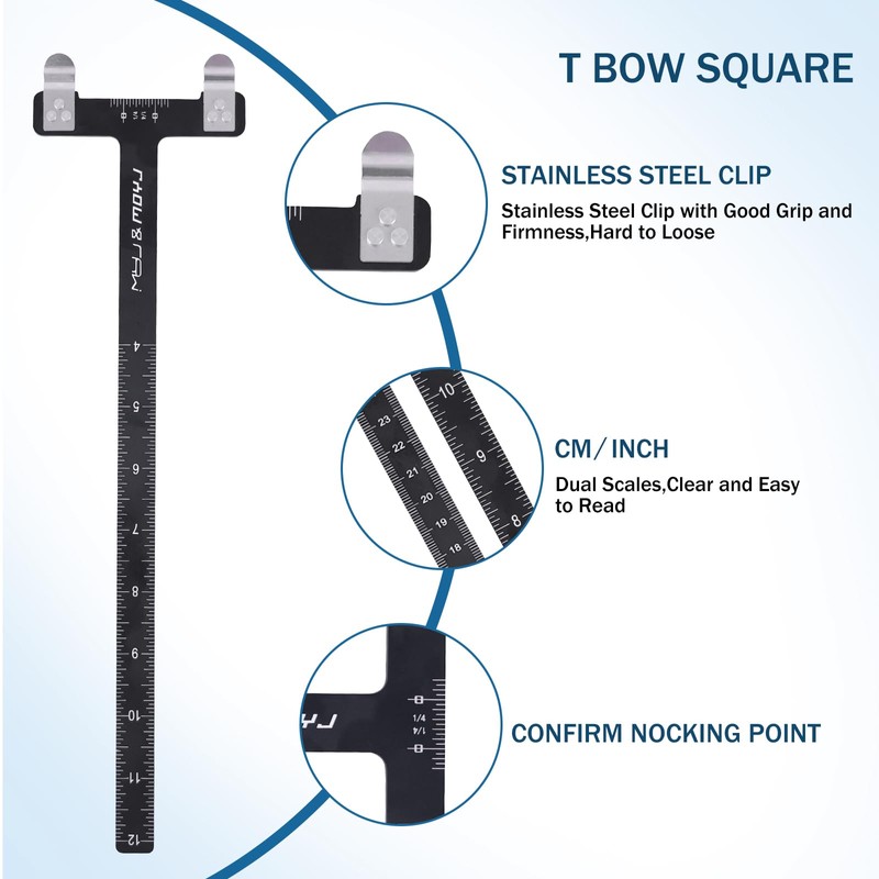 Moyujian Archery Bow String Nocking Points Set Bow Square Bow