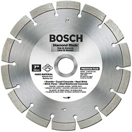 Bosch DB564 5-Inch Premium Plus Dry Cutting Segmented Diamond Saw Blade with 7/8-Inch Arbor for Granite