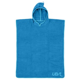 Urban Beach Hooded Beach Towel for Kids, Cotton Pool Towel Poncho, One Size Blue, One-sze, BGG1736