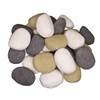 15 GAS FIRE REPLACEMENT PEBBLES 5 WHITE 5 GREY 5