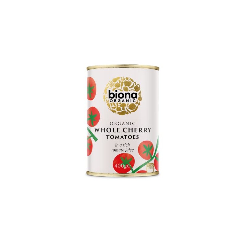 Biona Organic Whole Cherry Tomatoes 4x400g