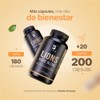 B Life Adaptógeno Hongo Melena de León Puro 200 cápsulas