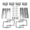 Unbranded 4 Pack 8" Galvanized Swivel Top Bunk Bracket Support