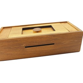 Wooden Puzzle Boxes with Hidden Compartments, Intelligent Thinking Tasks for Adults, Money Card Holder, Difficult Games, Wooden Puzzle Case for Secret Surprise Gifts