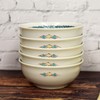 Kutani Ware Small Bowl, Stylish Tableware, Set of 5, Flower
