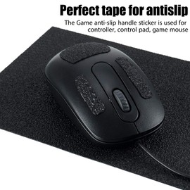 4 Pieces 5 by 7.8 Inch Cell Phone Grip Tape Rubberized Anti-Slip Safety Tape Adhesive Non-Slip Pads for Phones Gaming Cases Anti-Slip Stickers (Black)