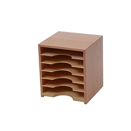 Adena Montessori Geometric Form Card Cabinet Montessori Tools for Toddlers Early Child Development Learning Material